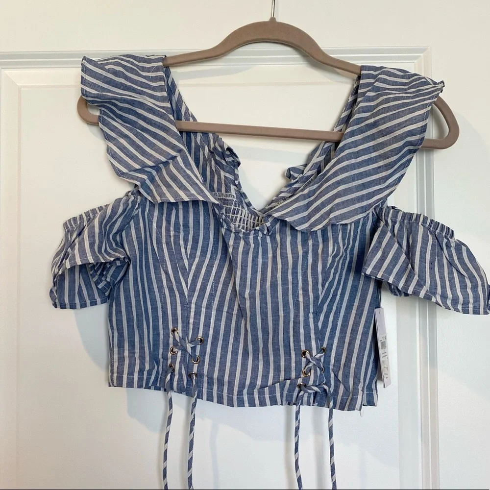 Guess crop top blouse - Picture 8 of 9